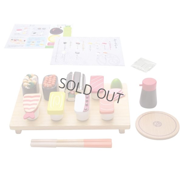 Photo5: Japanese Sushi chopsticks lesson play house set for kids