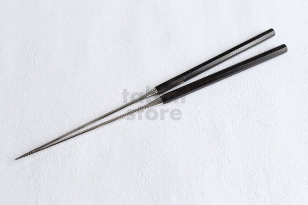 Photo3: Moribashi Chopsticks ebony octagon Sakai Takayuki Japanese sushi chef tools