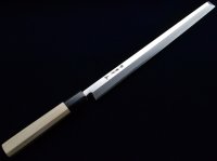SAKAI TAKAYUKI Chef Ginsan Japanese knife Silver-3 steel Takohiki sashimi 