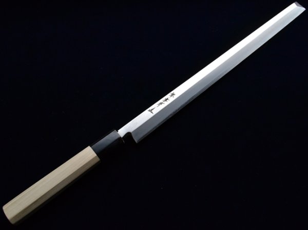 Photo1: SAKAI TAKAYUKI Chef Ginsan Japanese knife Silver-3 steel Takohiki sashimi 