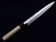 Photo1: SAKAI TAKAYUKI Uzusio Yasuki white-2 steel Japanese Sashimi Yanagiba knife (1)
