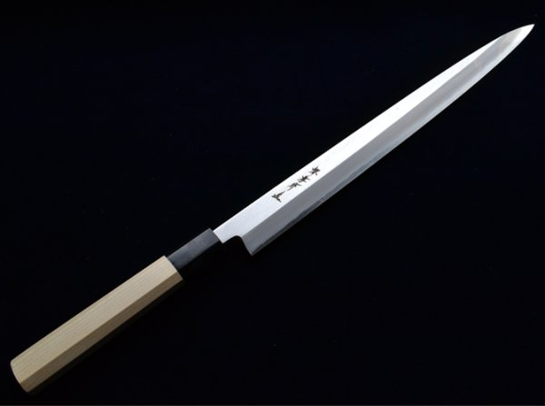 Photo3: SAKAI TAKAYUKI Chef Ginsan Japanese knife Silver-3 steel Fugu hiki Sashimi