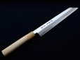 Photo2: SAKAI TAKAYUKI Japanese knife Tokujou Yasuki white-2 steel Kiritsuke kengata sashimi (2)