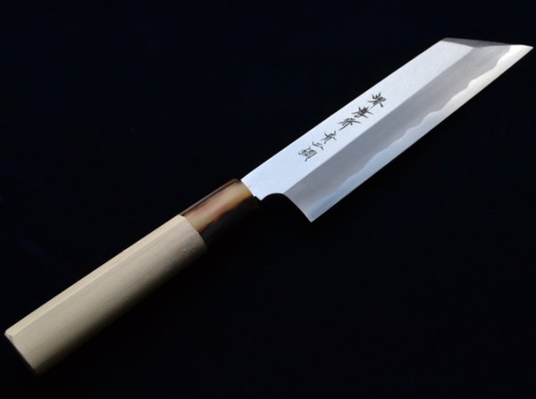Photo1: SAKAI TAKAYUKI Aonikou Yasuki Blue-2 Steel magnolia wood Mukimono knife 180mm