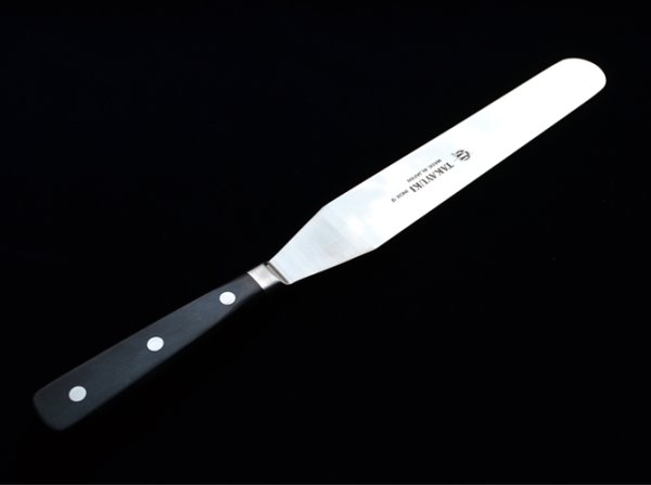 Photo1: Sakai takayuki patissier Palette spatula straight knife inox any size