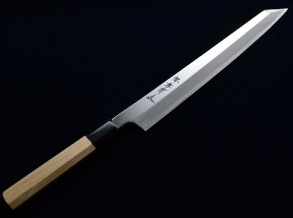 Photo2: SAKAI TAKAYUKI Chef Ginsan Japanese knife Silver-3 steel Kiritsuke sashimi knife