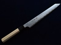 SAKAI TAKAYUKI Silver-3 steel 33 Damascus Kiritsuke Sashimi double edge knife