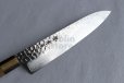 Photo11: SAKAI TAKAYUKI Damascus 45 layers hammered in alloy steel any type