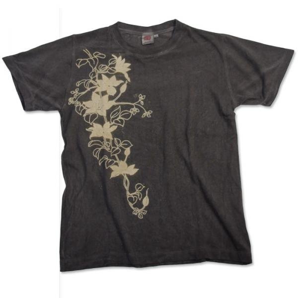 Photo3: Natural and Hand dyes Mitsuru unisexed T-shirt made in Japan iron wire