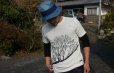 Photo2: Natural and Hand dyes Mitsuru unisexed T-shirt made in Japan moonlight (2)