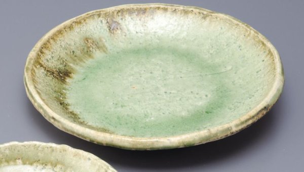 Photo1: Shigaraki pottery Japanese Serving plate nonohara D 28.5cm