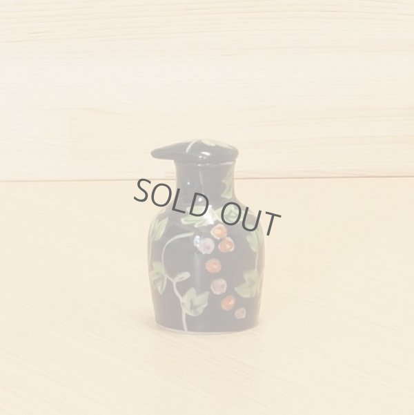 Photo1: Arita imari sd Porcelain Japanese soy sauce bottle shinobudou  100ml