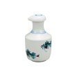 Photo2: Kutani Porcelain Soy Sauce Dispenser Bottle pot fish sushi white (2)