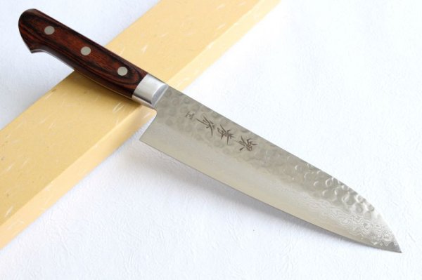 Photo1: SAKAI TAKAYUKI Damascus 17 Layer VG10 Santoku knife 180mm