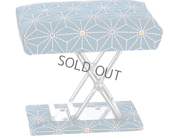 Photo9: kneel chair portable tea ceremony Adjustable Height Dutch blue