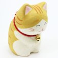 Photo5: Japanese Washi Paper craft bow Mike neko cat H10.5cm any color