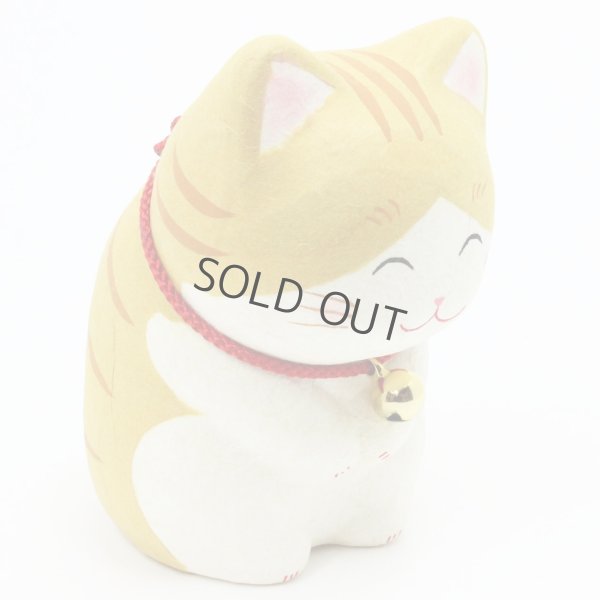 Photo5: Japanese Washi Paper craft bow Mike neko cat H10.5cm any color