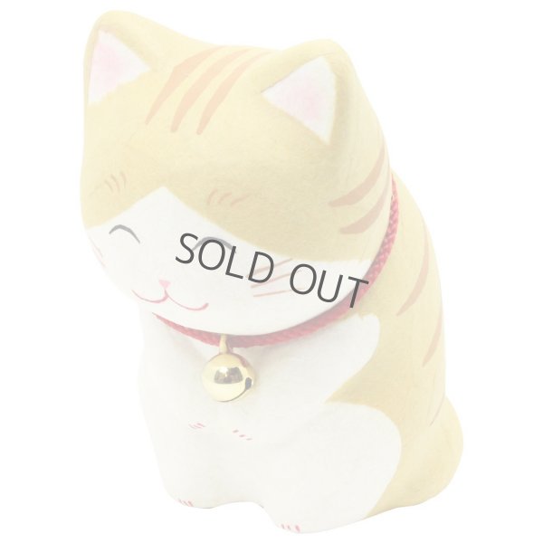 Photo6: Japanese Washi Paper craft bow Mike neko cat H10.5cm any color