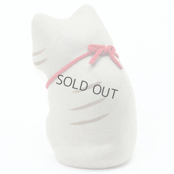 Photo3: Japanese Washi Paper craft bow Mike neko cat H10.5cm any color