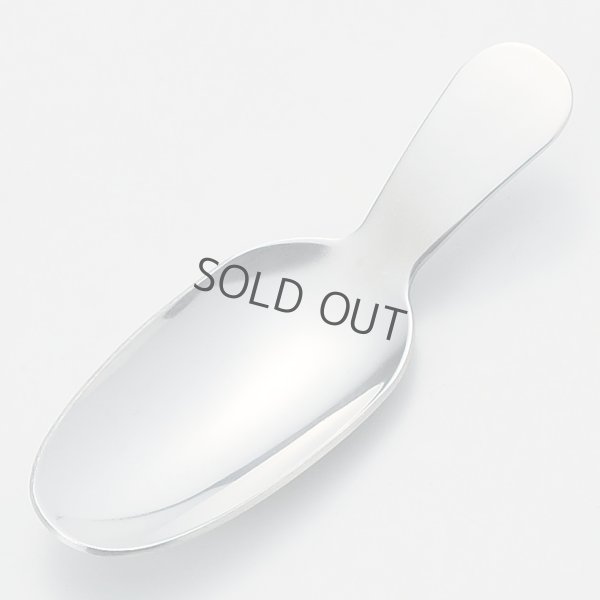 Photo6: Japanese green tea leaves spoon ellipse stainless 9.5cm