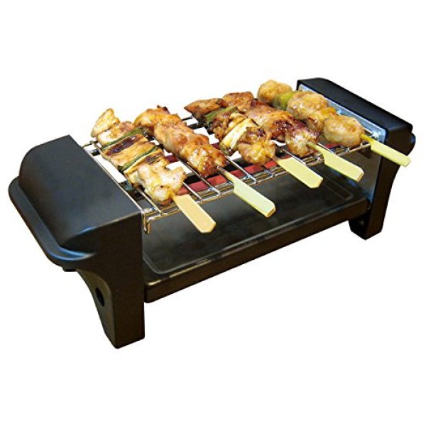 Photo1: Yakitori electric grill compact grilled chicken 100V 470W　　　