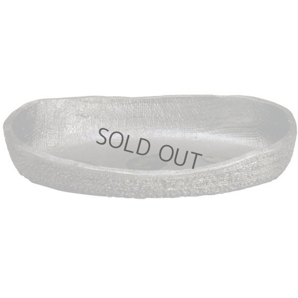 Photo7: Ikebana Suiban Vase Shigaraki Japanese pottery nanban kushime oval kaki W34cm