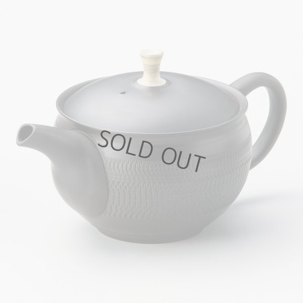 Photo5: Tokoname Japanese tea pot Gyokuryu ceramic tea strainer tsumami-w black 290ml