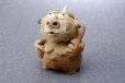 Photo1: Shigaraki pottery Japanese doll aniki demon protector against evil a horn H190mm (1)