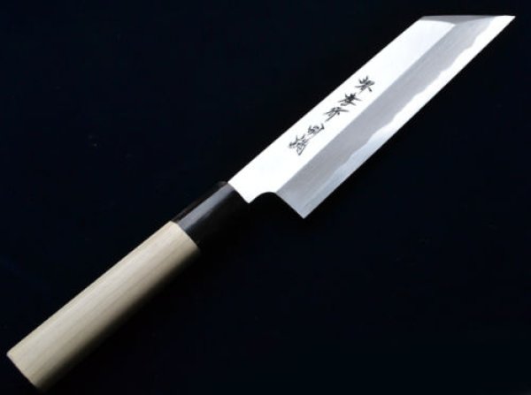 Photo1: SAKAI TAKAYUKI Tokujou Yasuki white-2 steel Japanese Mukimono knife 180mm