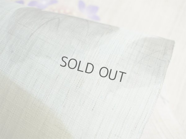 Photo6: Noren Japanese Doorway Curtain waza kyoto ajisai hydrangea linen 88 x 150 cm