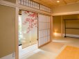 Photo7: Noren Japanese Doorway Curtain waza kyoto utage Autumn leaves linen 88 x 150 cm