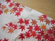 Photo4: Noren Japanese Doorway Curtain waza kyoto utage Autumn leaves linen 88 x 150 cm