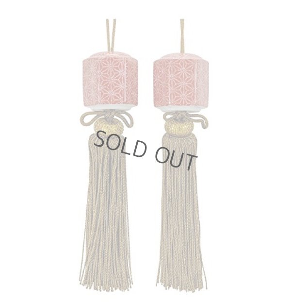 Photo7: Fuchin Weight for Japanese hanging scroll stone Kutani porcelain red komon