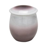 Cremation Urn Kutani Porcelain Ginsai purple Funeral Memorial H 14 cm