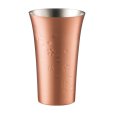 Photo1: ENZO Copper Japanese Bar Mug tumbler Sakura cherry 370ml (1)