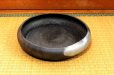 Photo1: Ikebana Suiban Vase Shigaraki Japanese pottery Round dimple ginsai D 30cm (1)