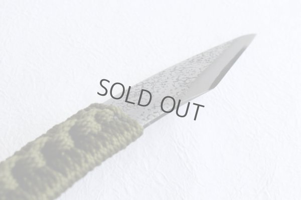 Photo9: Ibuki Kiridashi knife Japanese kogatana Woodworking graft Edo Tsukamaki Blue 2 steel