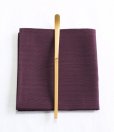 Photo3: Fukusa Japanese tea ceremony cloth rayon ko murasaki purple (3)