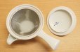 Photo3: Arita imari sd Porcelain Japanese tea pot white hakuji mame polka dot 380ml (3)