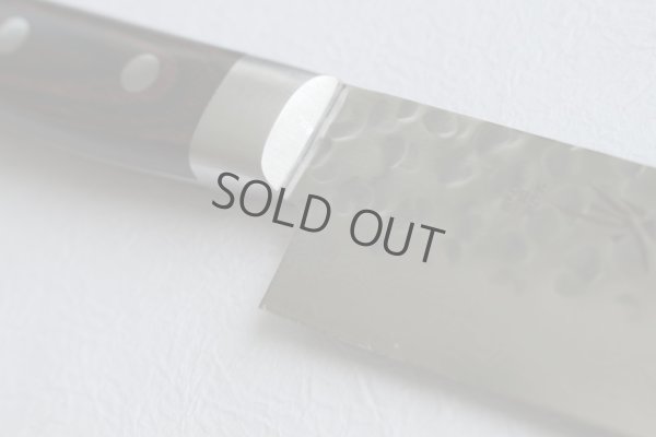 Photo4: SAKAI TAKAYUKI hammered Damascus 17 Layer VG10 Sujihiki slicer knife 240mm