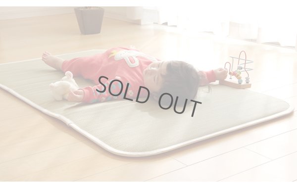 Photo4: Japanese rush grass tatami Baby Care Play Mat 70 x 120cm any type