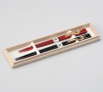 Photo2: Echizen Japanese lacquer wooden chopsticks Dragon Gift Box set (2)