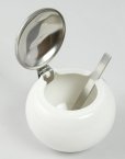 Photo4: ZEROJAPAN ceramics salt sugar pot storage container box 280ml (4)