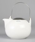 Photo1: Japanese ceramics Dobin tea pot ZEROJAPAN white 1350ml (1)