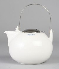 Japanese ceramics Dobin tea pot ZEROJAPAN white 1350ml