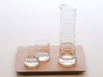 Photo10: Bamboo Hirota glass Sake bottle cups shuki zoroe reishuki 270ml