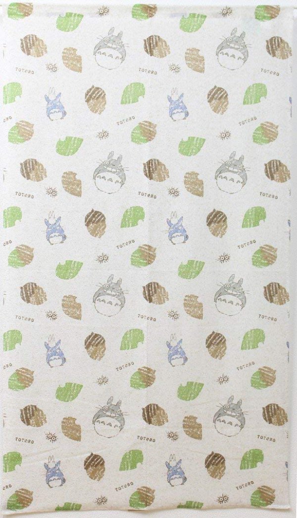 Photo1: Noren CSMO Japanese door curtain My Neighbor Totoro acorns 85 x 150 cm