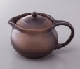 Photo5: Shikou tea pot Japanese Fujiso pottery banko Yakishime 280 ml