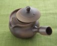 Photo4: Shikou kyusu tea pot Japanese Fujiso pottery banko Yakishime 450 ml