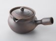 Photo2: Shikou kyusu tea pot Japanese Fujiso pottery banko Yakishime 450 ml (2)